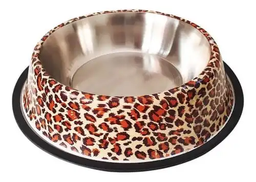 MILLEX COMEDERO INOX Nº5 ANIMAL PRINT COI85