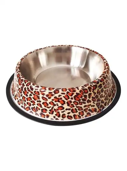 MILLEX COMEDERO INOX Nº5 ANIMAL PRINT COI85