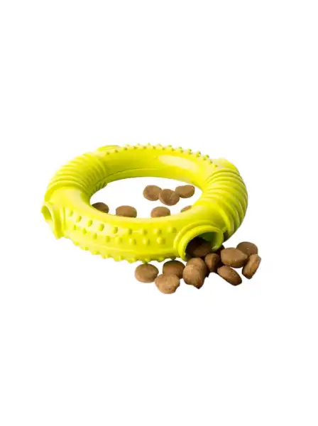 RASCALS ANILLO JUGUETE DISPENSADOR DE SNACK AMARILLO 15.7 X 3 CM
