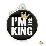 Medalla My Family Charms I'm THE King CH17KING para Perros