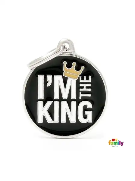 Medalla My Family Charms I'm THE King CH17KING para Perros