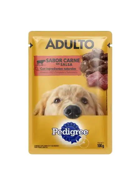 PEDIGREE POUCH CARNE EN SALSA 100GRS