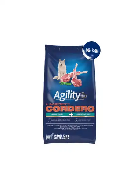 AGILITY + ADULTO ALL BREED CORDERO 15KG 