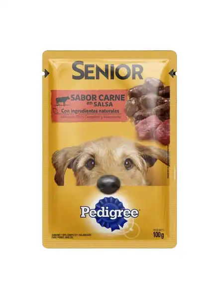 PEDIGREE POUCH SENIOR (+7) CARNE X 100 GRS 