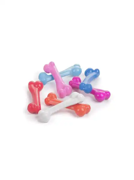 PETSPLAST HUESO DE PLASTICO SABOR VAINILLA MEDIANO