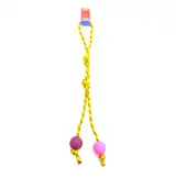 PETSPLAST PELOTA DE GOMA CHICA SOGA ALPINA 8MMX65CM S601 