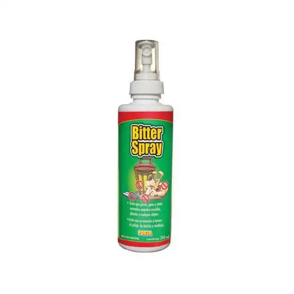 PORTA BITTER SPRAY DISUASIVO ANTIMORDIDA 120ML.