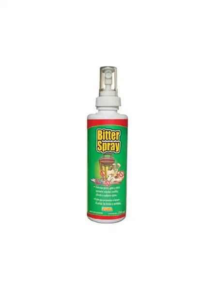 PORTA BITTER SPRAY DISUASIVO ANTIMORDIDA 120ML.