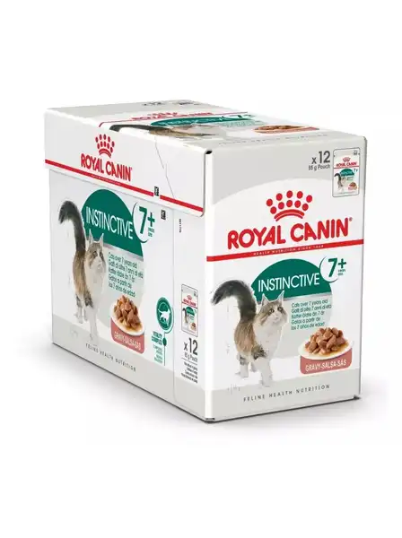 ROYAL INSTINCTIVE +7 CAT POUCH 85GRS (CAJA X 12 UNIDADES)