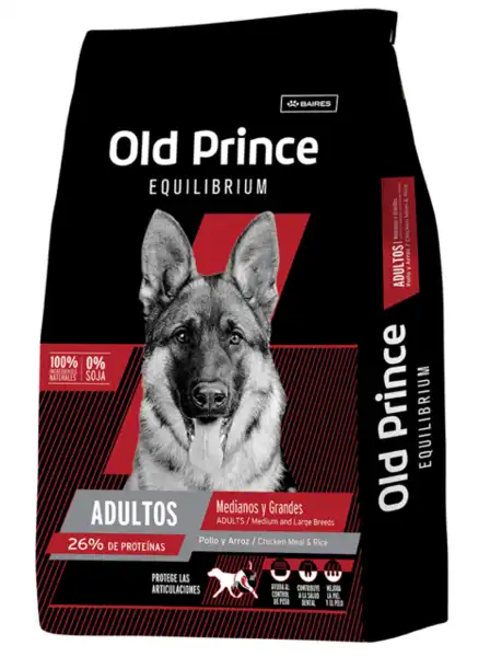 OLDPRINCE EQ ADULTOS MEDIANAS Y GRANDES 20KG