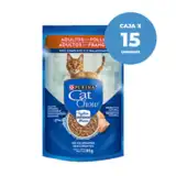 CATCHOW POUCH ADULTOS POLLO 85GRS CAJA X 15 UNIDADES