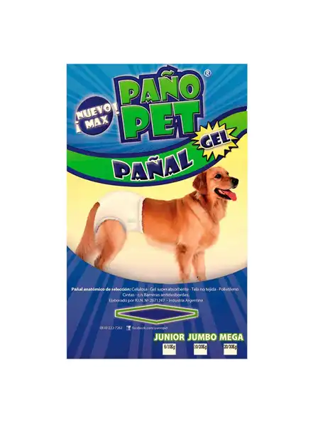 DM PAÑAL MAX JUNIOR X 2 PAÑOPET - JUNIOR