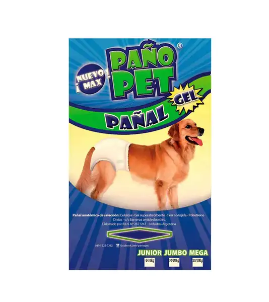 DM PAÑAL MAX JUMBO X 2 PAÑOPET -- 19X16,5X7,5CM