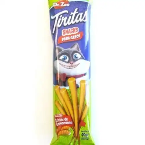 DR.ZOO TIRITAS PARA GATO COCTEL DE CAMARONES