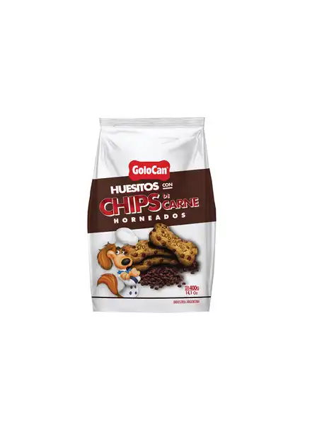 GOLOCAN HUESITOS CON CHIP DE CARNE 120GRS