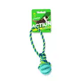 CAN CAT DENTAL BASEBALL WITH COTTON ROPE 7 X 30CM ER115 - CANCAT