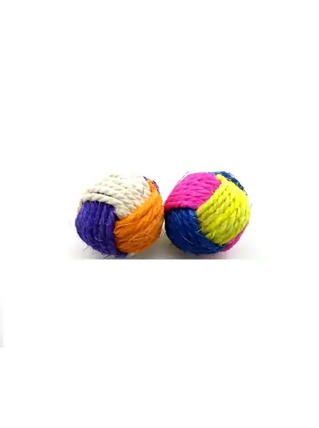 PER-ROS PELOTA SISAL 3 COLORES RETORCIDA - 