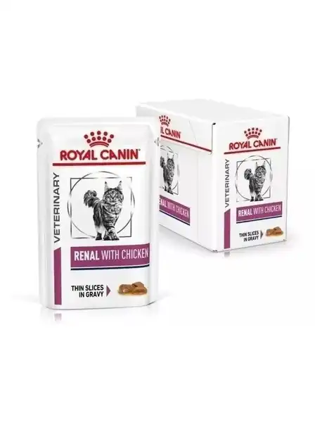 ROYAL RENAL CAT POUCH 85GRS (CAJA X 12 UNIDADES)