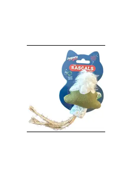 RASCALS JUGUETE PINO PARA GATO ECO CON CATNIP 8X9 CM