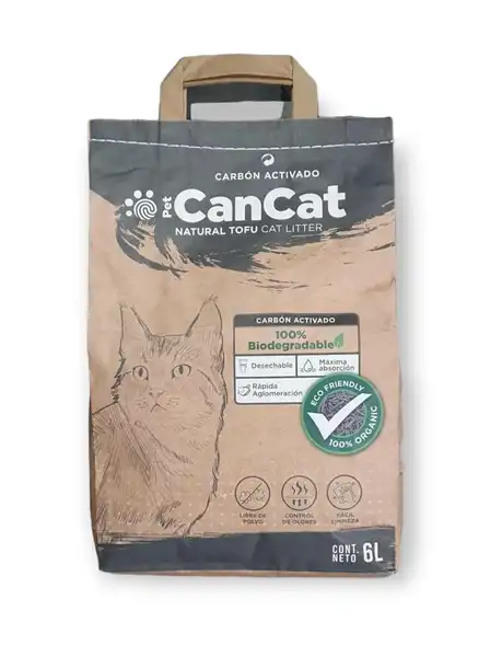 CAN CAT NATURAL TOFU CARBON ACTIVADO 6 LTS