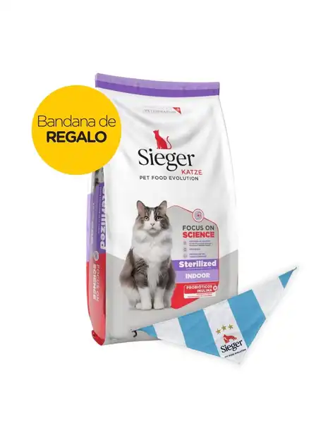 SIEGER KATZE STERILIZED INDOOR X 1 KG