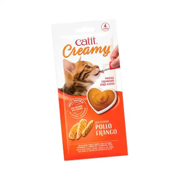 HAGEN CATIT CREAMY POLLO 40G (X UNIDAD)