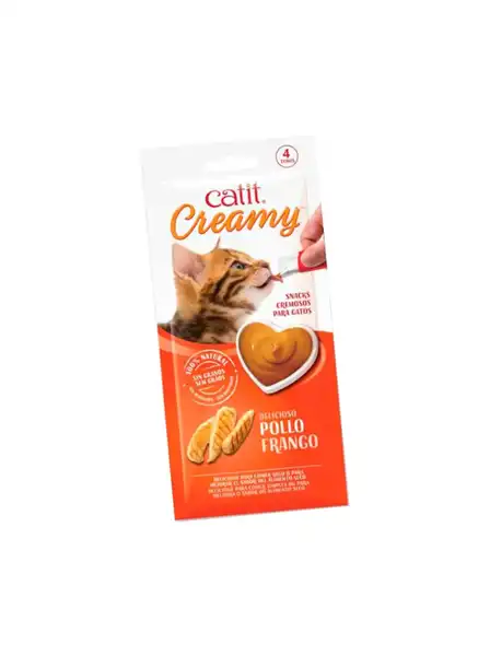 HAGEN CATIT CREAMY POLLO 40G (X UNIDAD)
