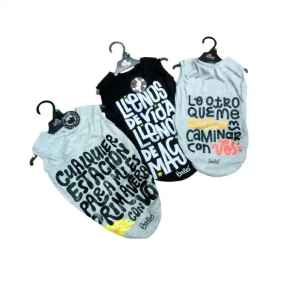 PER-ROS BUZO FRISA DISEÑO FRASES - T4 40