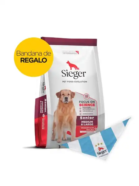 SIEGER SENIOR +7 MEDIUM & LARGE BREED 3KG