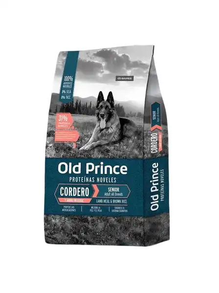 OLDPRINCE NOVEL CORDERO Y ARROZ SENIOR 15KG