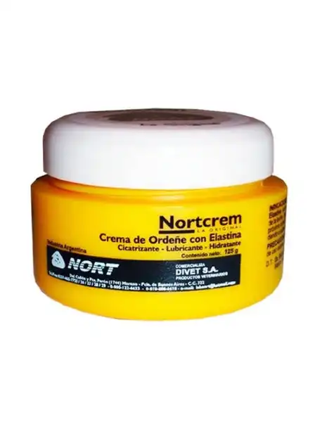 NORT CREMA DE ORDEÑE C/ELASTINA X 125GRS 