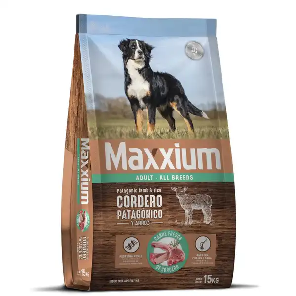 MAXXIUM ADULT CORDERO PAT. Y ARROZ 3KG