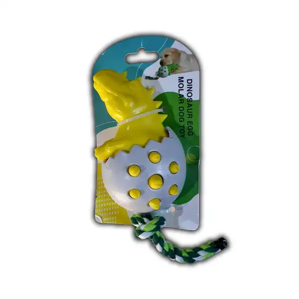 PER-ROS JUGUETE DINOSAURIO EN HUEVO 10X15 CM