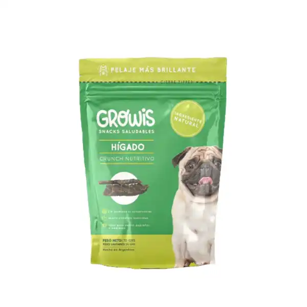 GROWIS HIGADO VACUNO X70 GR