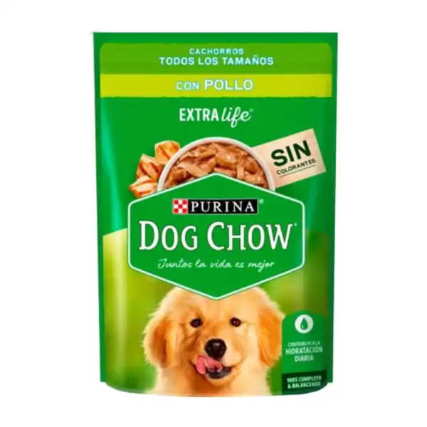 DOGCHOW WET CACHORRO POLLO 100GRS