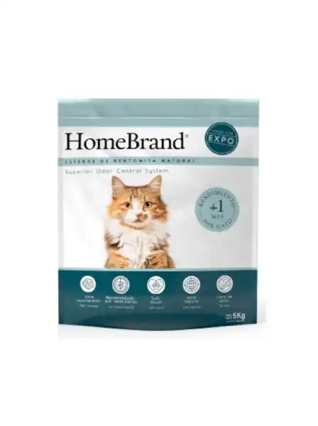 HOMEBRAND ESFERAS DE BENTONITA HOMEBRAND X 5 KG 