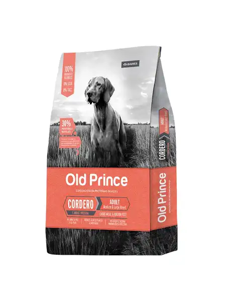 OLDPRINCE NOVEL CORDERO Y ARROZ ADULTOS LARGE 3KG
