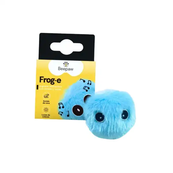 BEEPAW JUGUETE PELOTA PELUCHE BEEPAW FROG-E CELESTE