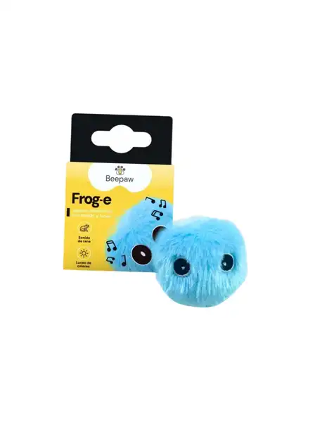 BEEPAW JUGUETE PELOTA PELUCHE BEEPAW FROG-E CELESTE