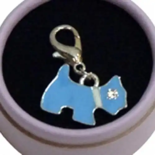 PER-ROS MEDALLA PERRITO COLOR STRAS - 