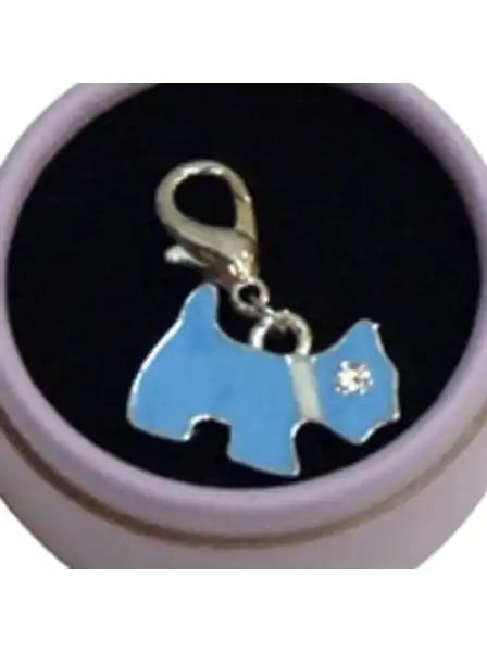 PER-ROS MEDALLA PERRITO COLOR STRAS - 