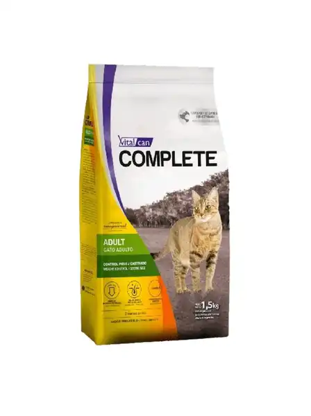 VITALCAN COMPLETE GATO CONTROL PESO/CASTRADO 7,5KG