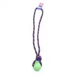 PETSPLAST PELOTA DE GOMA GRANDE SOGA ALPINA 12MMX65CM S504
