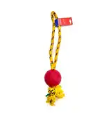 PETSPLAST PELOTA DE GOMA MEDIANA SOGA ALPINA 8MMX45CM S702
