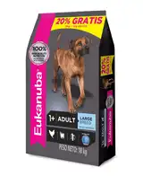 EUKANUBA ADULT LARGE BREED 15KG + 3KG DE REGALO