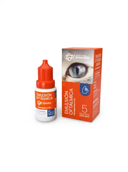 JANVIER EMULSION OFTALMICA X 5 ML - CICLOSPORINA A 1% 