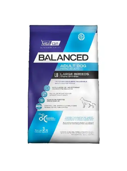 VITALCAN BALANCED ADULTO RAZA GRANDE 20KG