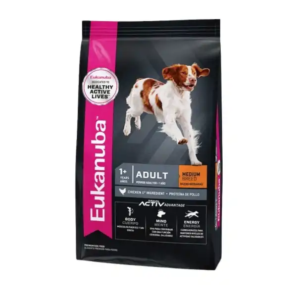 EUKANUBA ADULT MEDIUM BREED 15KG