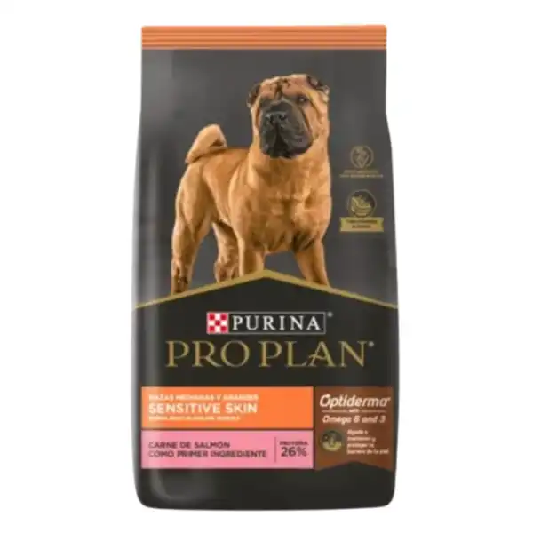 PROPLAN SENSITIVE SKIN RAZA MEDIANA & GRANDE 3KG