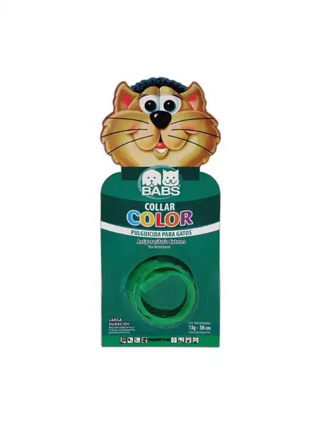 BABS COLLAR PULGUICIDA Y GARRAPATICIDA COLOR GATOS